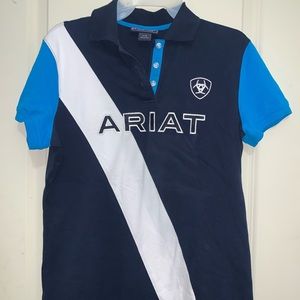 Navy blue Ariat Polo T-shirt